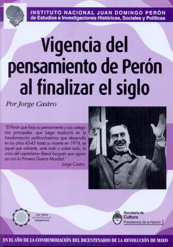 1- Vigencia del Pensamiento de Perón al finalizar el siglo